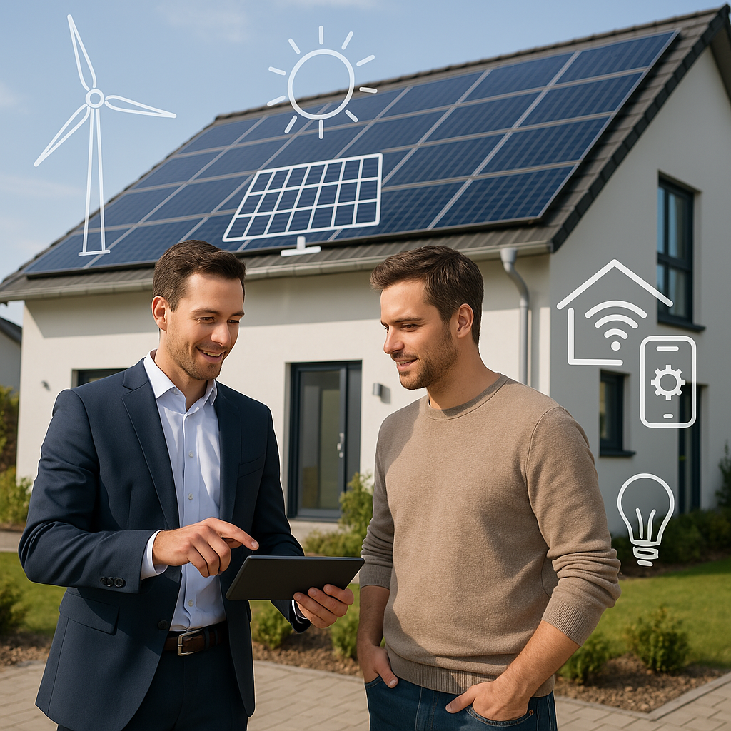 Digitale Energieberatung für Einfamilienhaus mit modernen Analyse-Tools und Einsparpotentialen