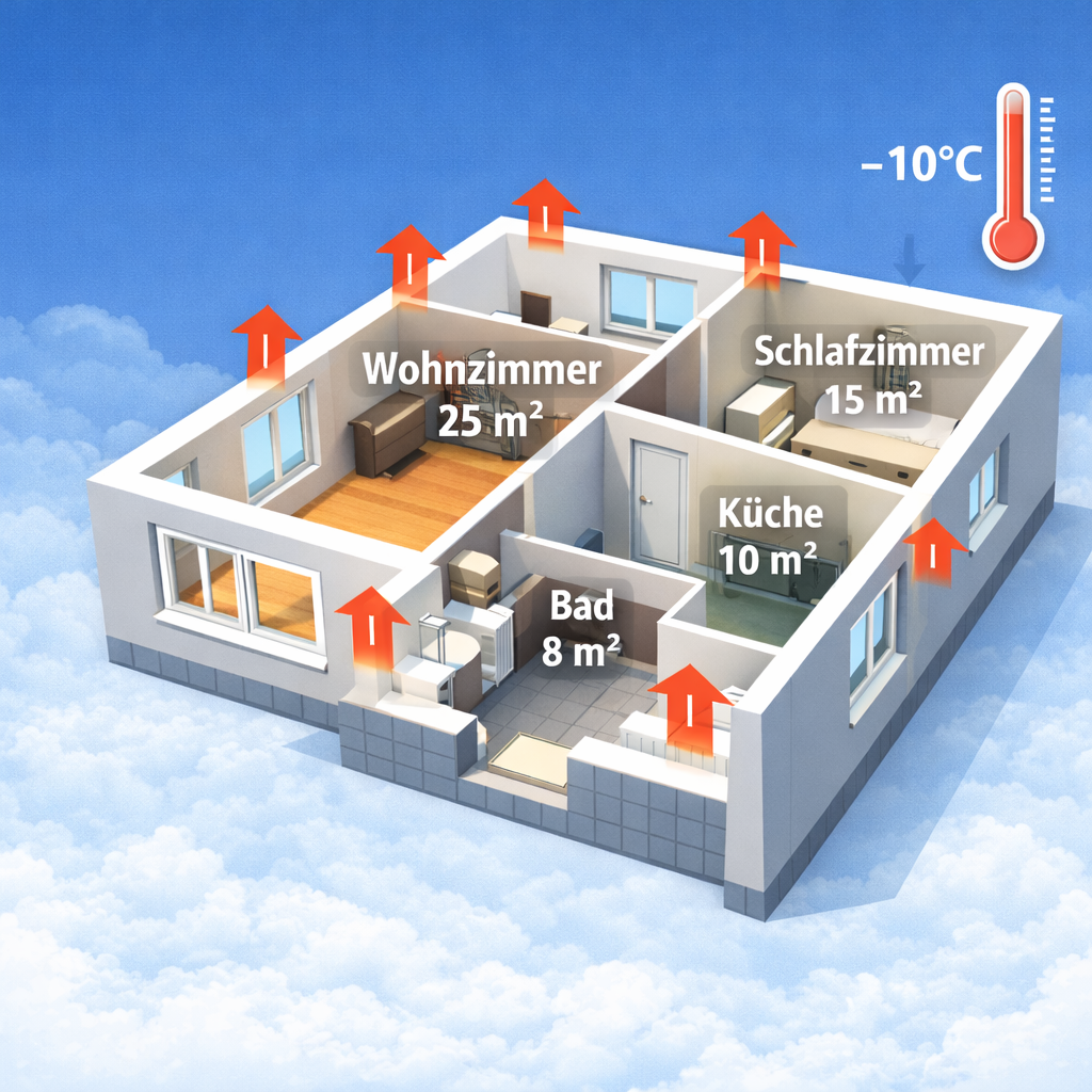 Online Heizlastberechnung (Einfamilienhaus)