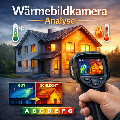 Professionelle Wärmebildkamera-Analyse – Unsichtbare Energieverluste sichtbar machen