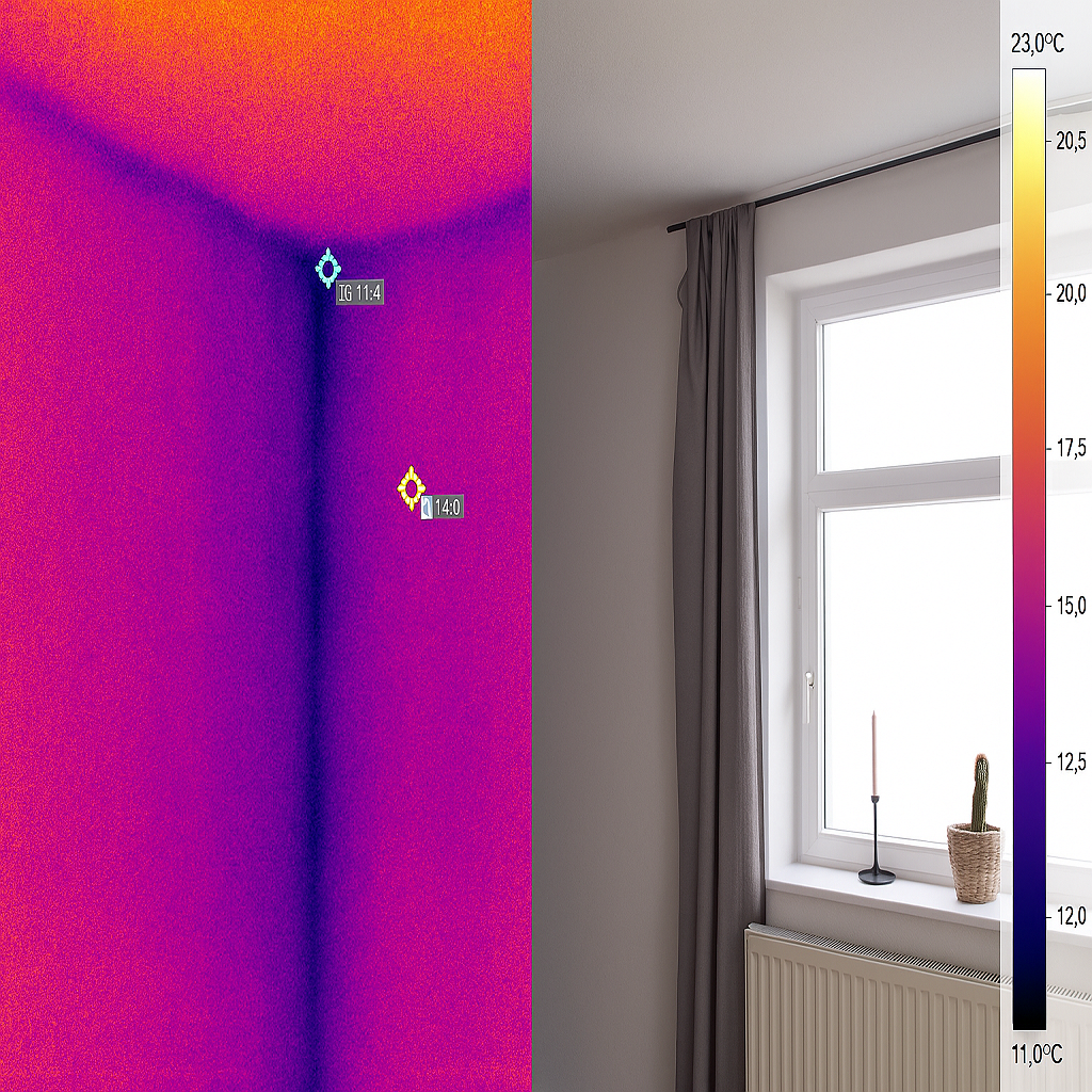 Professionelle Wärmebildkamera-Analyse – Unsichtbare Energieverluste sichtbar machen