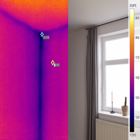 Professionelle Wärmebildkamera-Analyse – Unsichtbare Energieverluste sichtbar machen